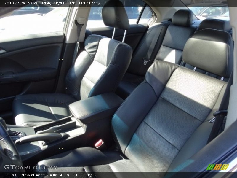 Crystal Black Pearl / Ebony 2010 Acura TSX V6 Sedan