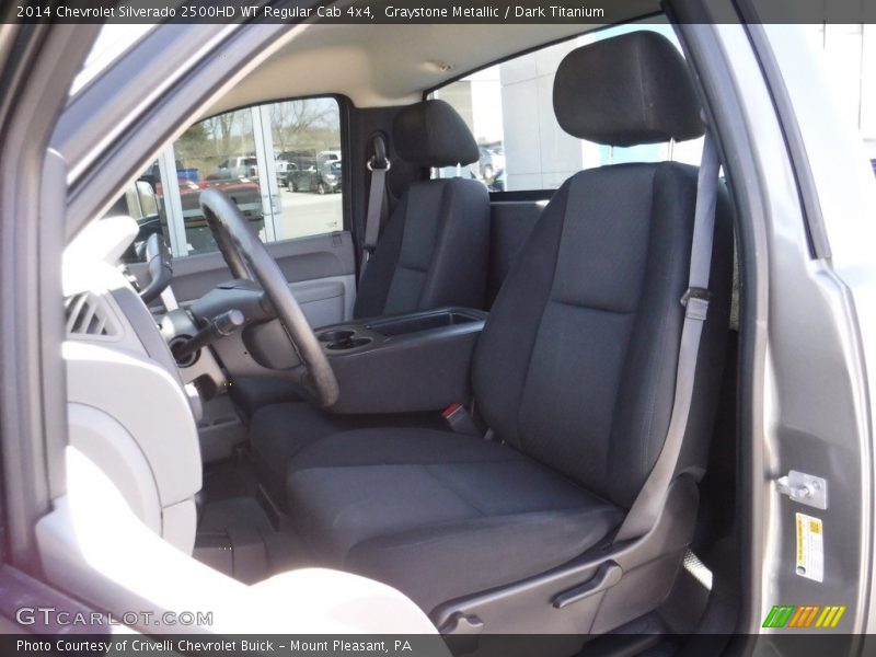 Graystone Metallic / Dark Titanium 2014 Chevrolet Silverado 2500HD WT Regular Cab 4x4