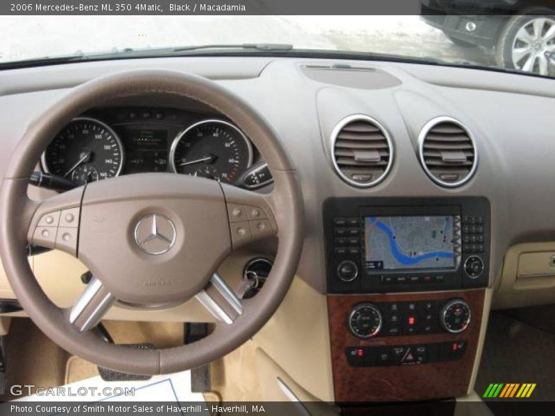 Black / Macadamia 2006 Mercedes-Benz ML 350 4Matic