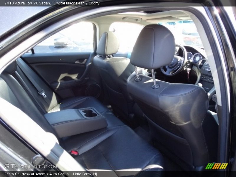 Crystal Black Pearl / Ebony 2010 Acura TSX V6 Sedan