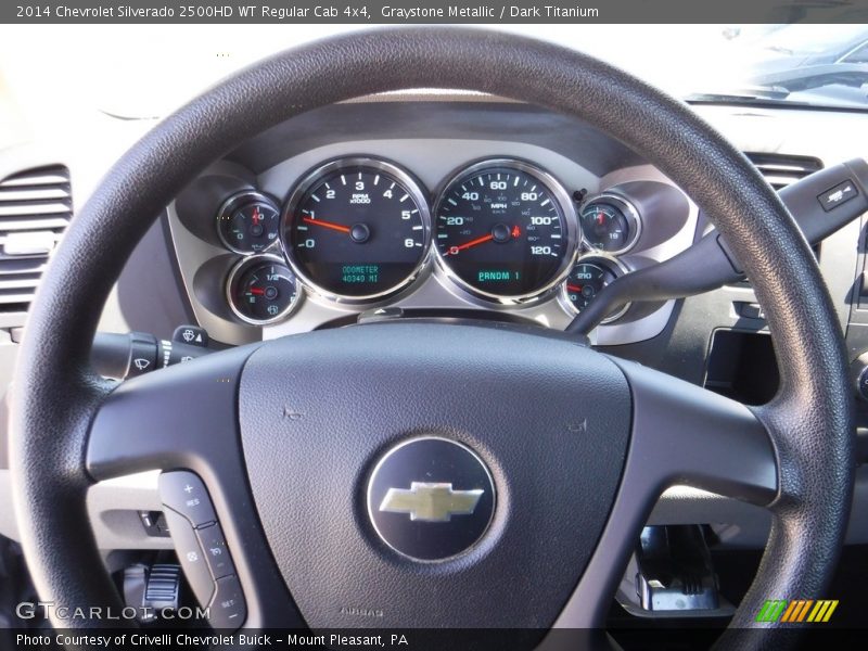 Graystone Metallic / Dark Titanium 2014 Chevrolet Silverado 2500HD WT Regular Cab 4x4
