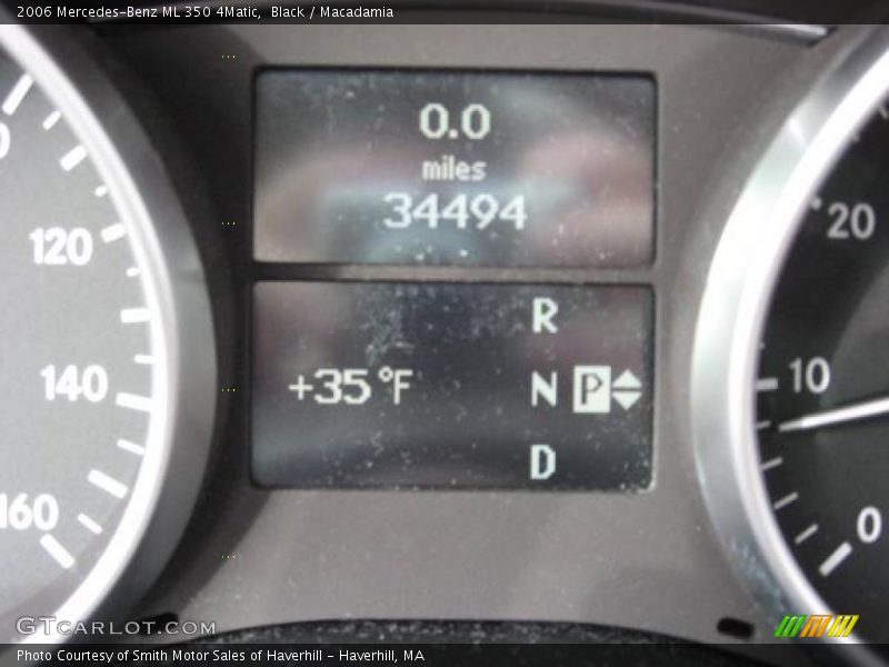 Black / Macadamia 2006 Mercedes-Benz ML 350 4Matic