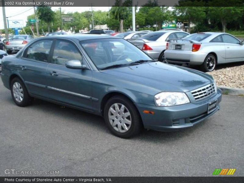 Steel Blue / Gray 2002 Kia Optima LX