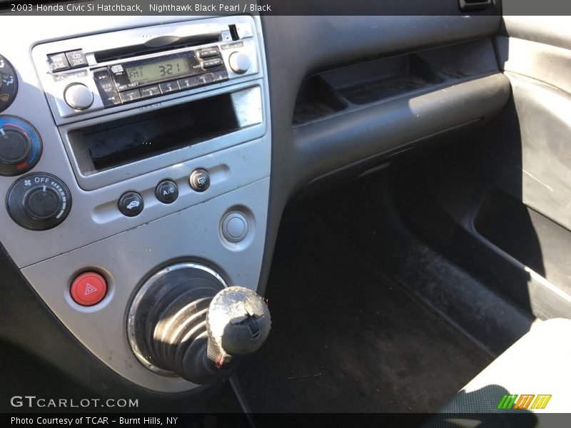 Nighthawk Black Pearl / Black 2003 Honda Civic Si Hatchback