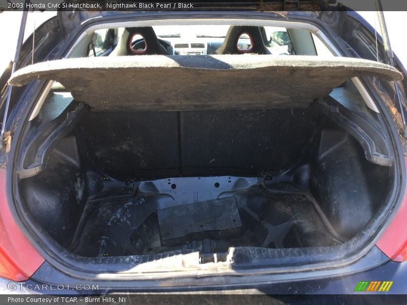 Nighthawk Black Pearl / Black 2003 Honda Civic Si Hatchback