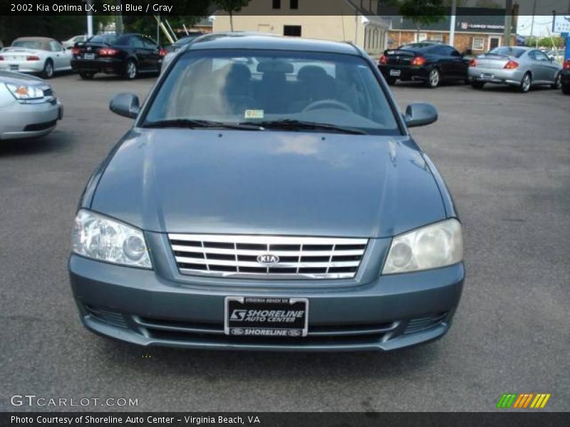 Steel Blue / Gray 2002 Kia Optima LX