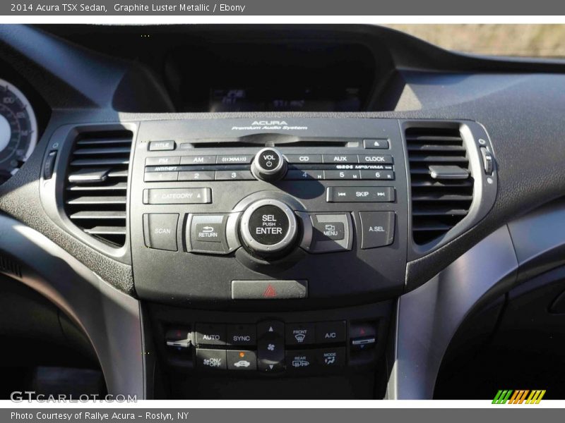 Graphite Luster Metallic / Ebony 2014 Acura TSX Sedan