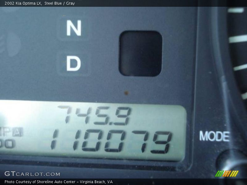 Steel Blue / Gray 2002 Kia Optima LX