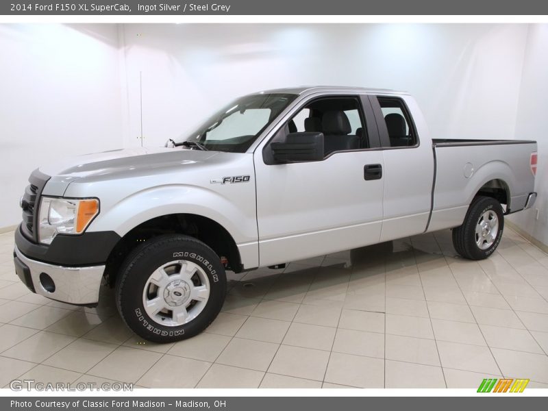 Ingot Silver / Steel Grey 2014 Ford F150 XL SuperCab