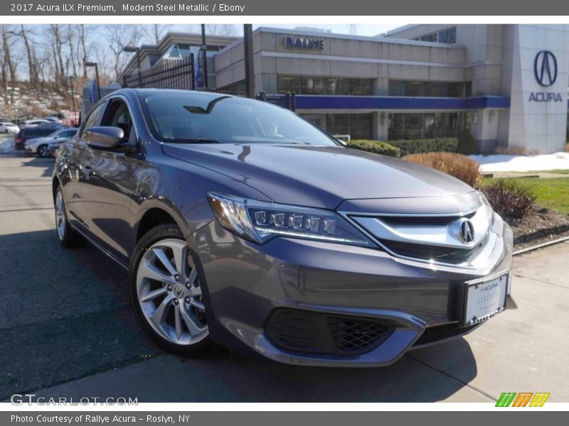Modern Steel Metallic / Ebony 2017 Acura ILX Premium