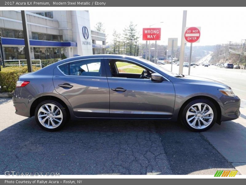 Modern Steel Metallic / Ebony 2017 Acura ILX Premium