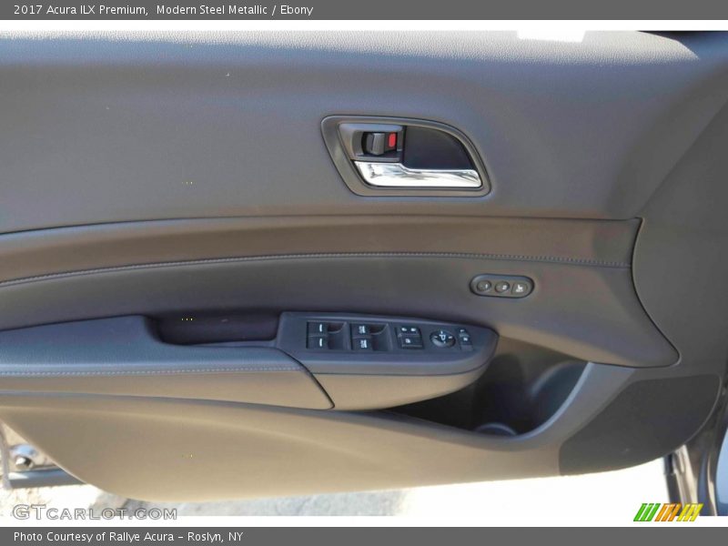 Modern Steel Metallic / Ebony 2017 Acura ILX Premium