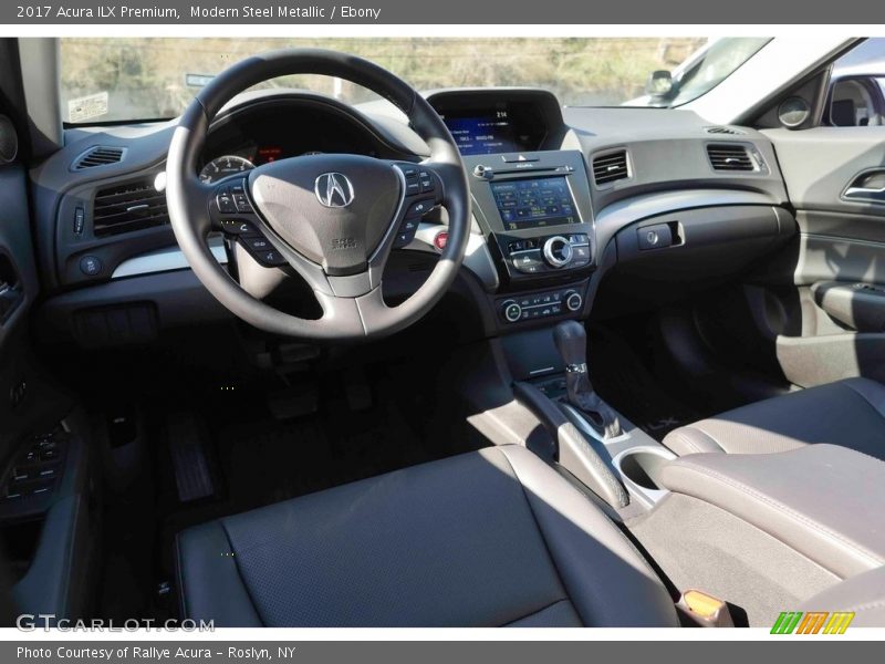Modern Steel Metallic / Ebony 2017 Acura ILX Premium