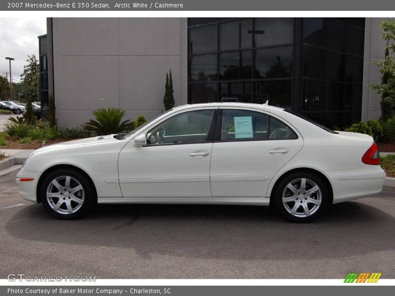 Arctic White / Cashmere 2007 Mercedes-Benz E 350 Sedan