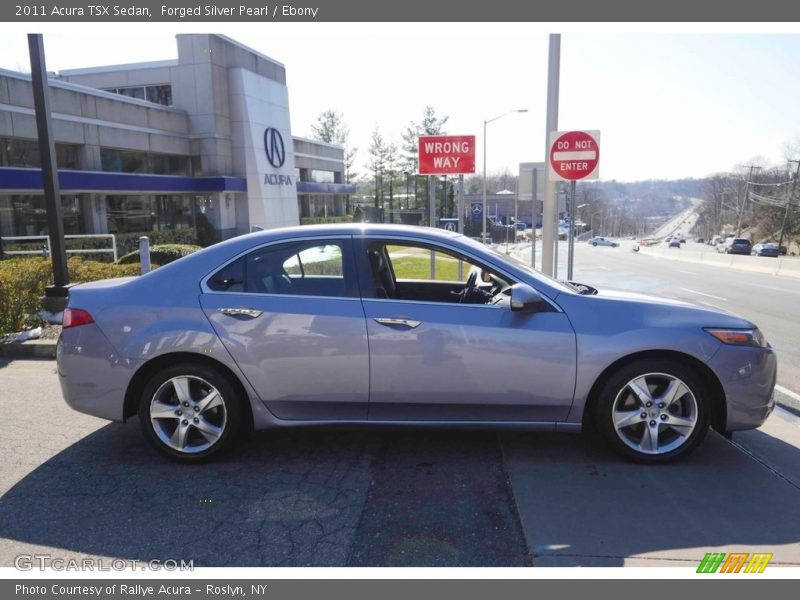 Forged Silver Pearl / Ebony 2011 Acura TSX Sedan