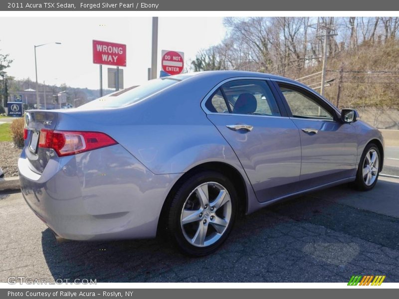 Forged Silver Pearl / Ebony 2011 Acura TSX Sedan