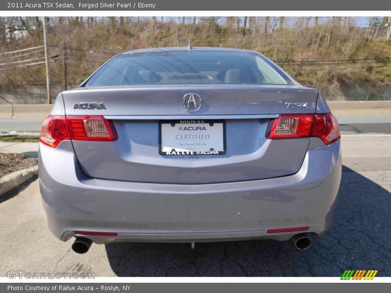 Forged Silver Pearl / Ebony 2011 Acura TSX Sedan