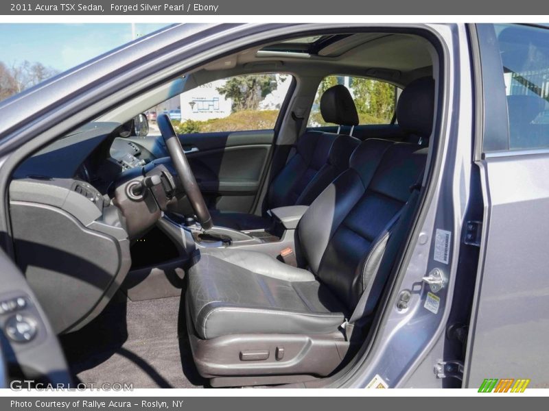 Forged Silver Pearl / Ebony 2011 Acura TSX Sedan