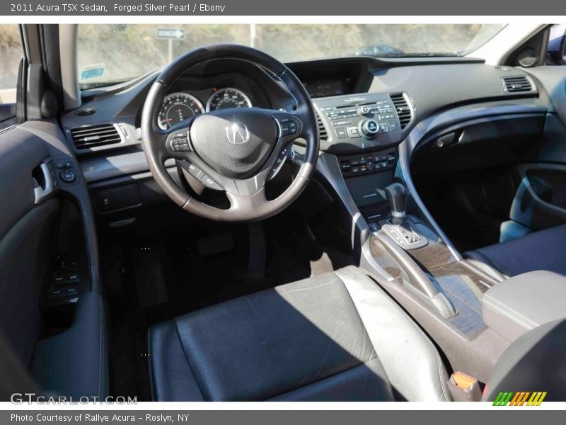 Forged Silver Pearl / Ebony 2011 Acura TSX Sedan