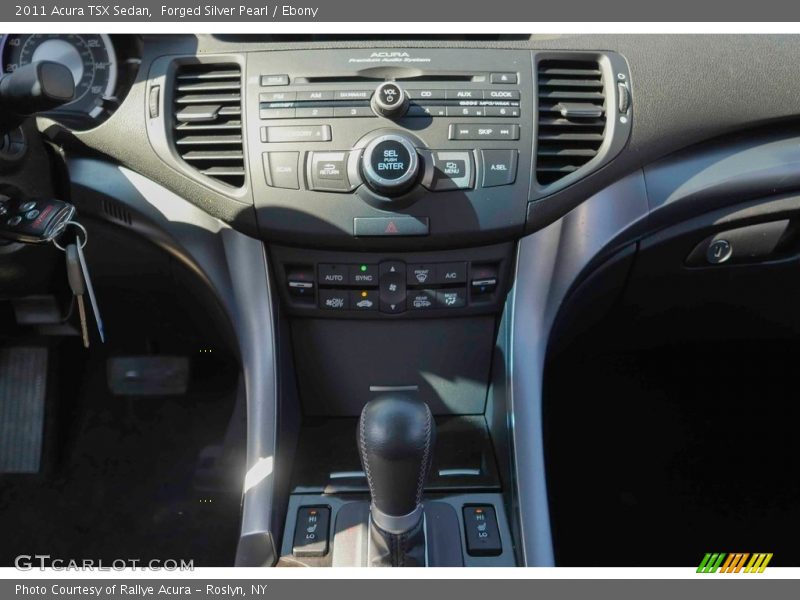 Forged Silver Pearl / Ebony 2011 Acura TSX Sedan