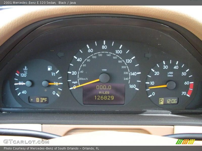 Black / Java 2001 Mercedes-Benz E 320 Sedan