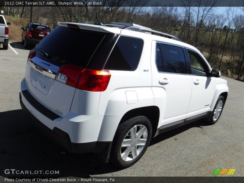 Olympic White / Jet Black 2012 GMC Terrain SLT AWD