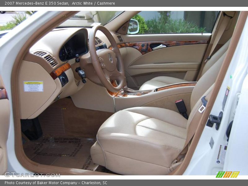 Arctic White / Cashmere 2007 Mercedes-Benz E 350 Sedan