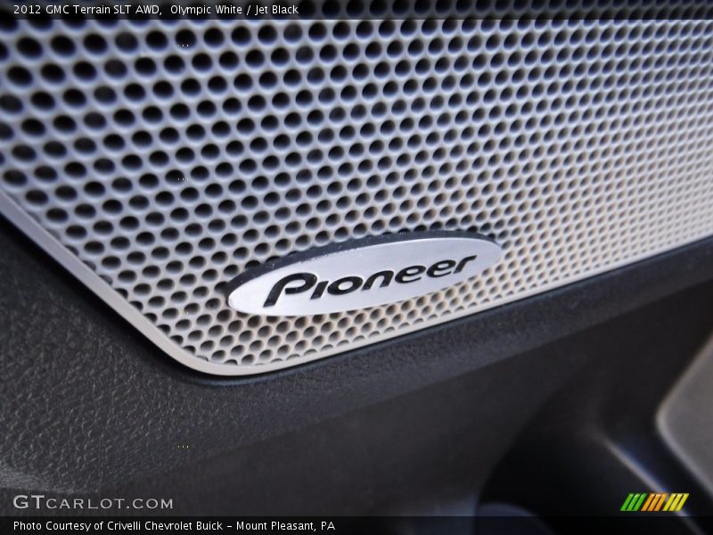 Olympic White / Jet Black 2012 GMC Terrain SLT AWD