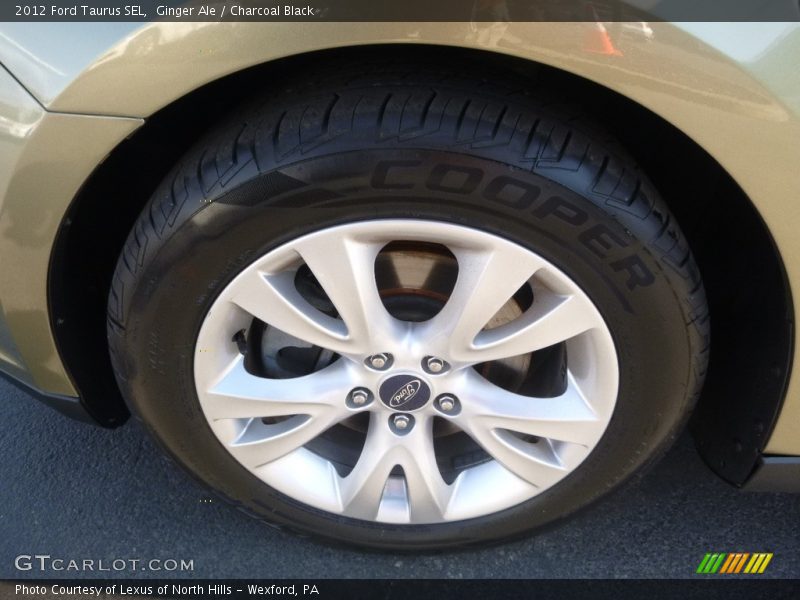 Ginger Ale / Charcoal Black 2012 Ford Taurus SEL