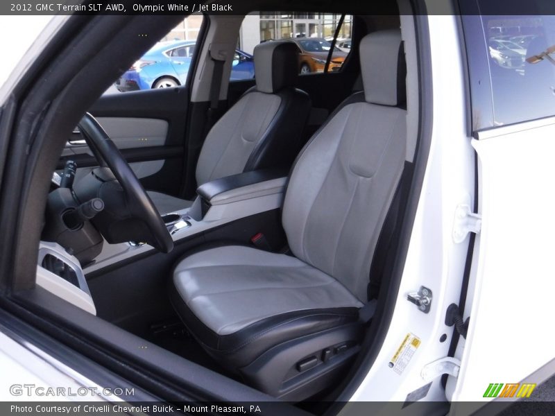 Olympic White / Jet Black 2012 GMC Terrain SLT AWD