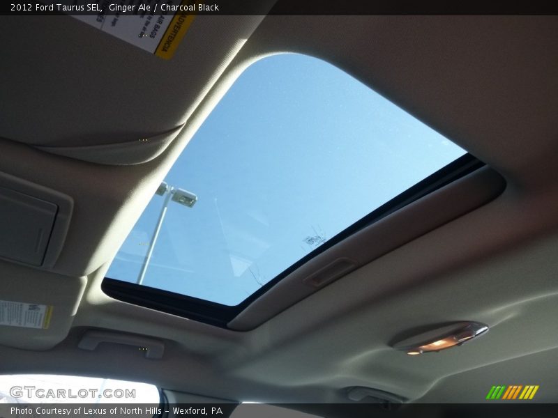 Ginger Ale / Charcoal Black 2012 Ford Taurus SEL