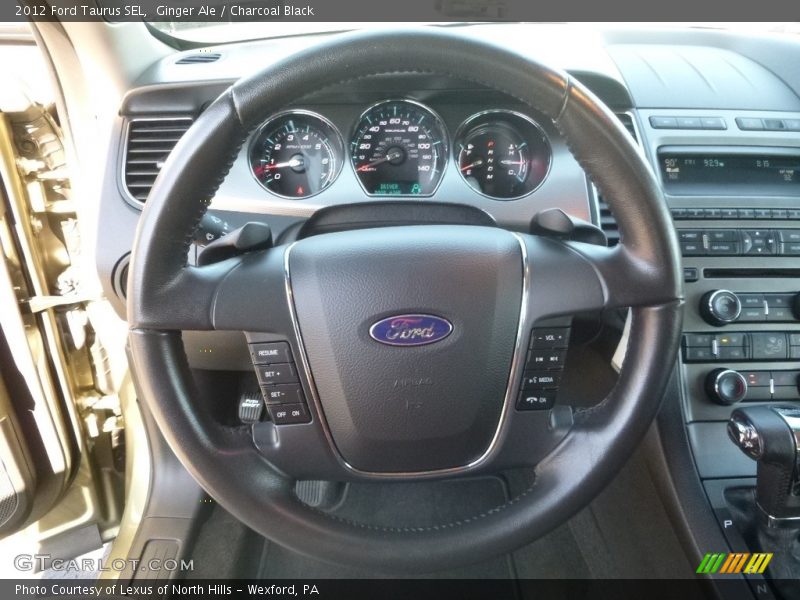 Ginger Ale / Charcoal Black 2012 Ford Taurus SEL