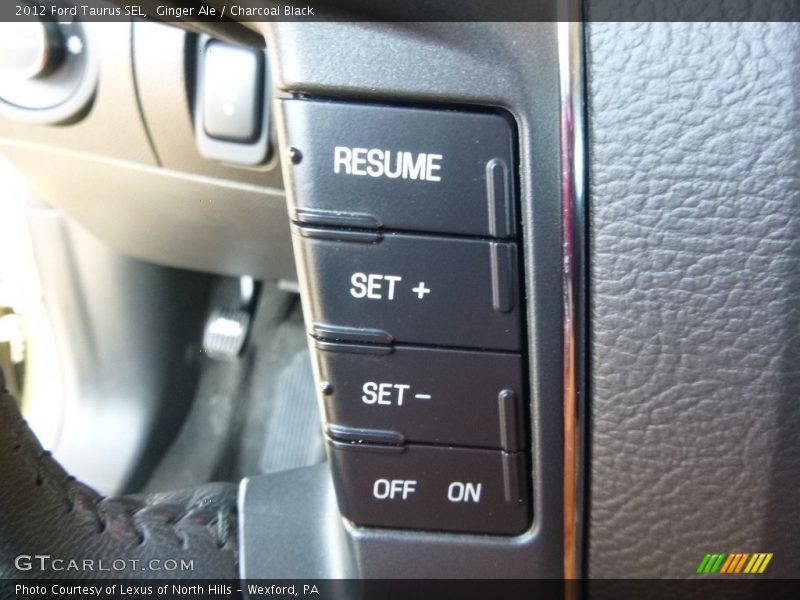 Ginger Ale / Charcoal Black 2012 Ford Taurus SEL