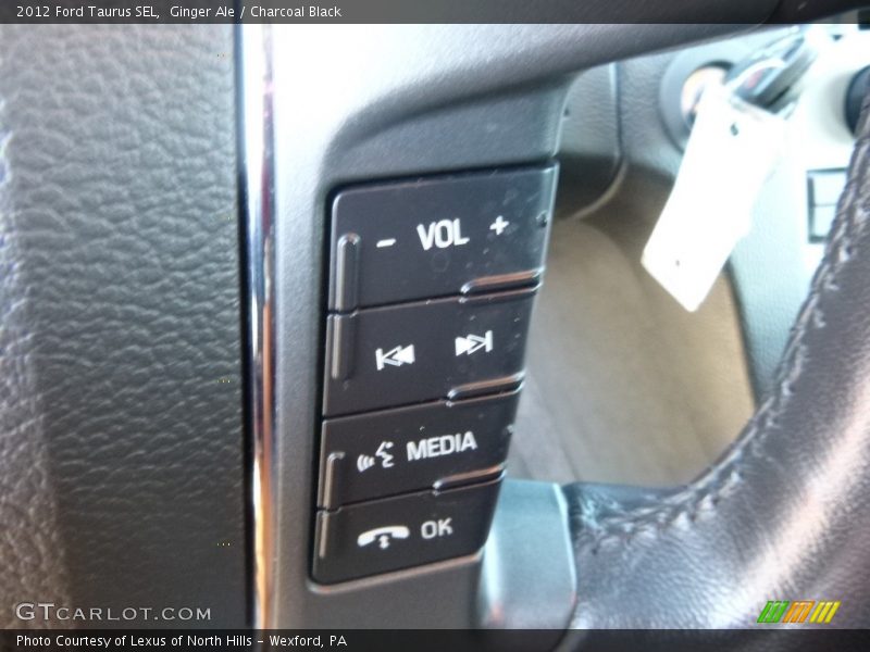 Ginger Ale / Charcoal Black 2012 Ford Taurus SEL