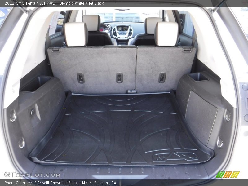 Olympic White / Jet Black 2012 GMC Terrain SLT AWD