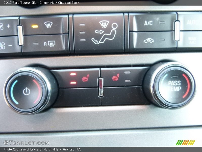 Ginger Ale / Charcoal Black 2012 Ford Taurus SEL