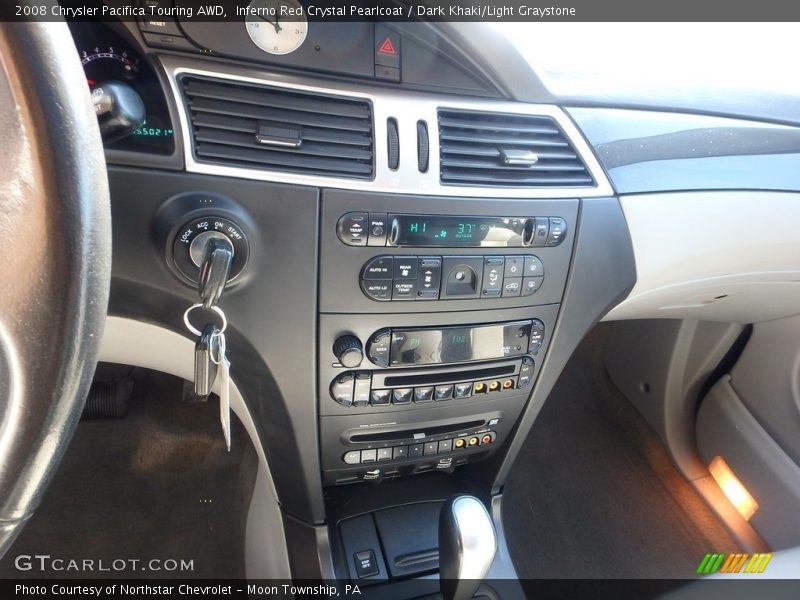 Inferno Red Crystal Pearlcoat / Dark Khaki/Light Graystone 2008 Chrysler Pacifica Touring AWD