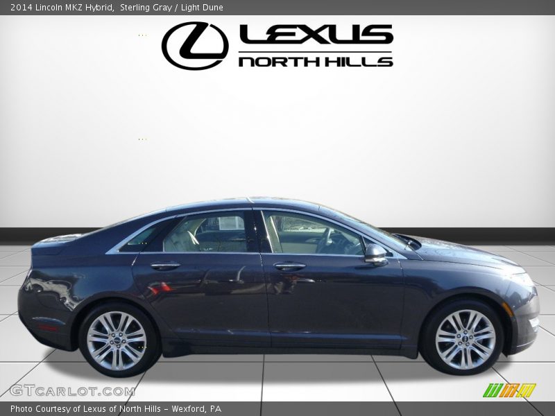 Sterling Gray / Light Dune 2014 Lincoln MKZ Hybrid