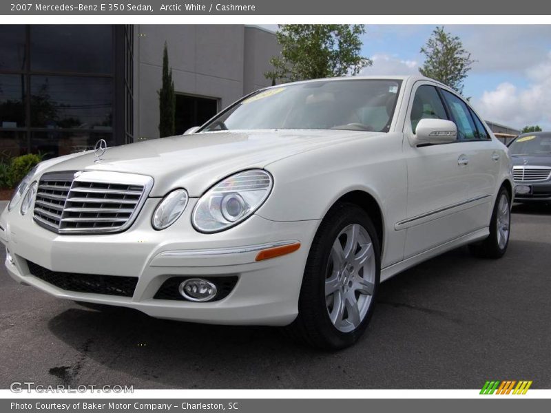 Arctic White / Cashmere 2007 Mercedes-Benz E 350 Sedan