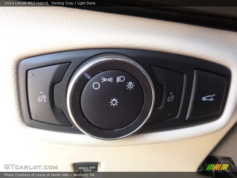 Sterling Gray / Light Dune 2014 Lincoln MKZ Hybrid