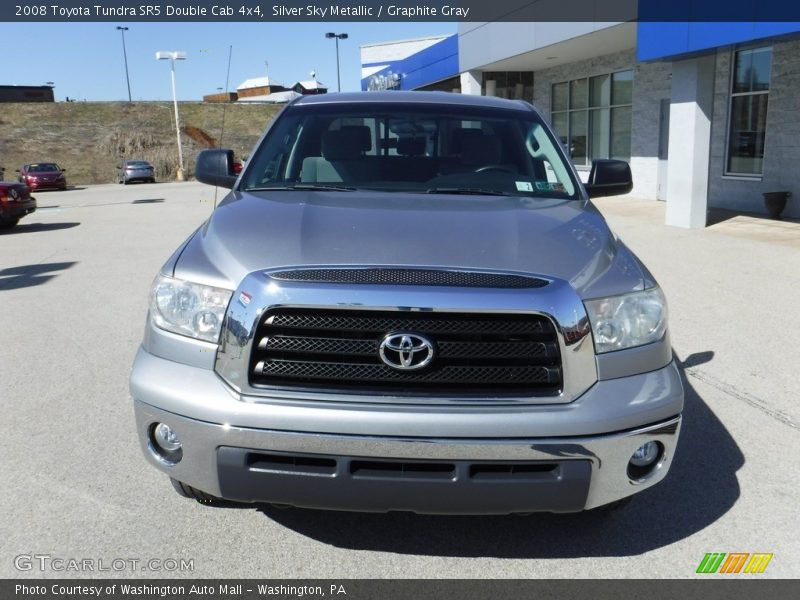 Silver Sky Metallic / Graphite Gray 2008 Toyota Tundra SR5 Double Cab 4x4