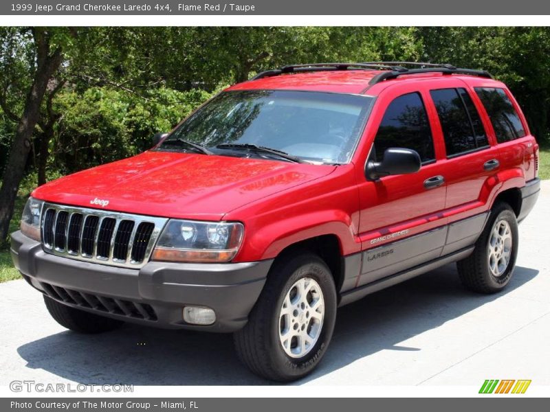 Flame Red / Taupe 1999 Jeep Grand Cherokee Laredo 4x4