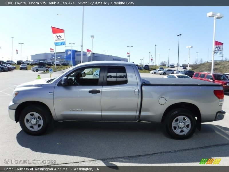 Silver Sky Metallic / Graphite Gray 2008 Toyota Tundra SR5 Double Cab 4x4