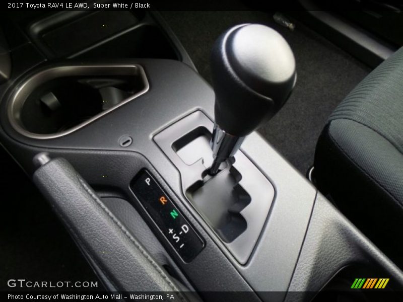Super White / Black 2017 Toyota RAV4 LE AWD