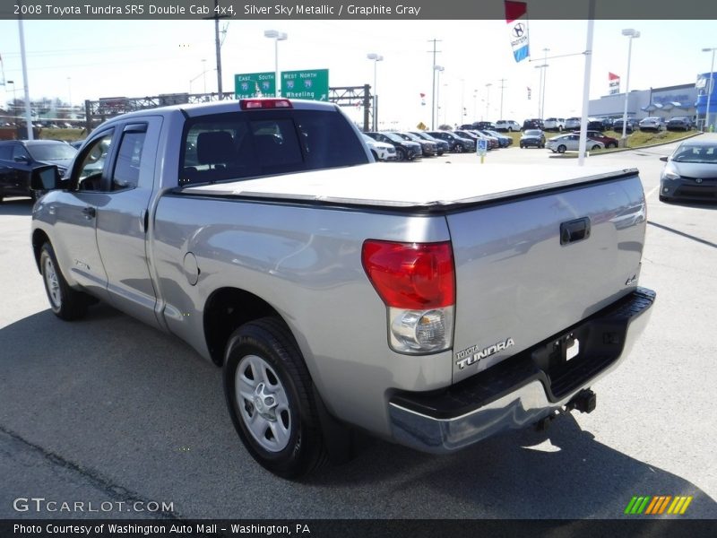 Silver Sky Metallic / Graphite Gray 2008 Toyota Tundra SR5 Double Cab 4x4