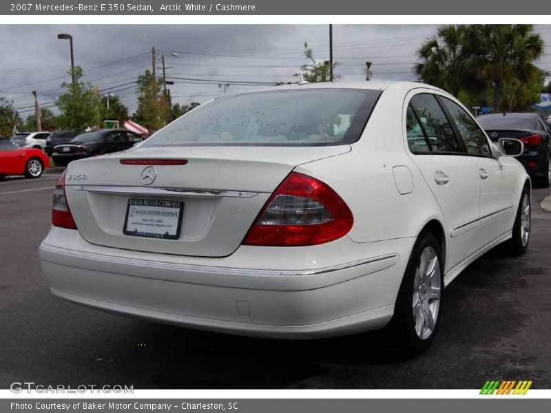 Arctic White / Cashmere 2007 Mercedes-Benz E 350 Sedan