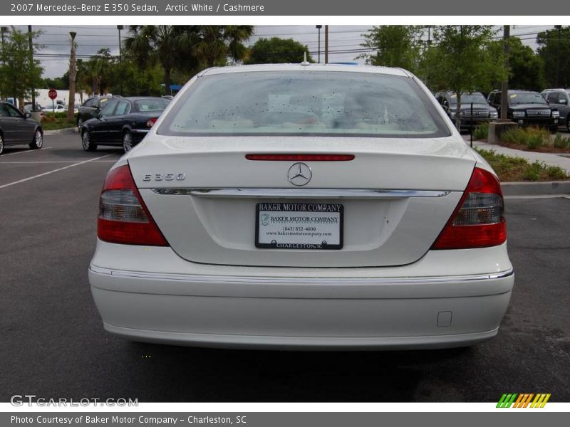 Arctic White / Cashmere 2007 Mercedes-Benz E 350 Sedan