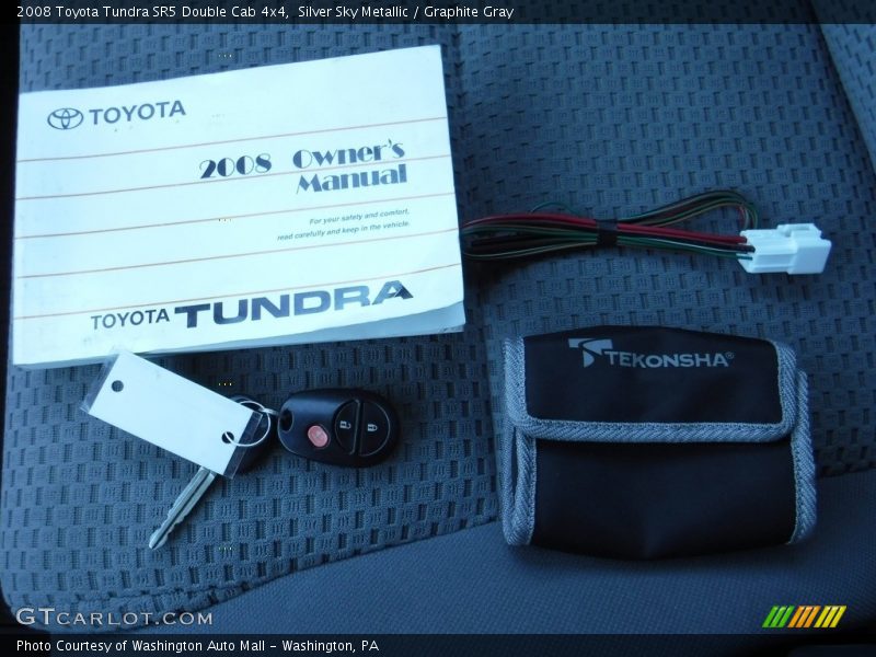 Silver Sky Metallic / Graphite Gray 2008 Toyota Tundra SR5 Double Cab 4x4