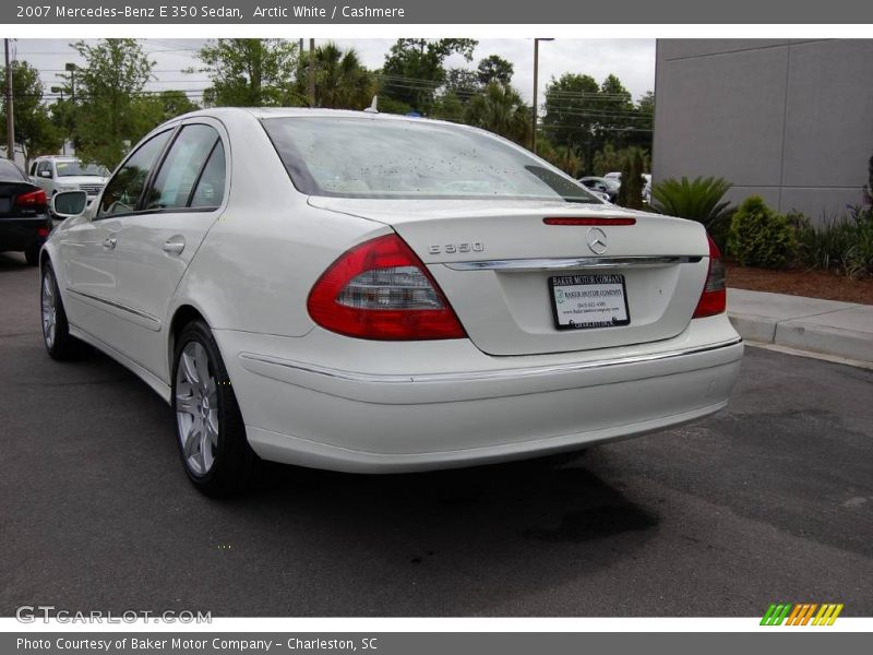 Arctic White / Cashmere 2007 Mercedes-Benz E 350 Sedan