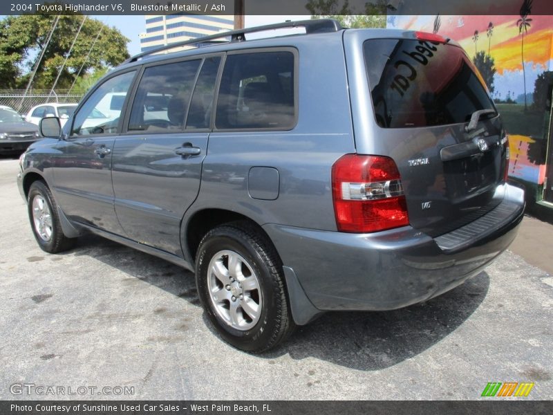 Bluestone Metallic / Ash 2004 Toyota Highlander V6